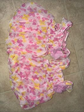 Twin- Duck Duck Goose floral dresses. Newborn. Never worn